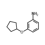3-Cyclopentyloxy-phenylamine Structure,653604-38-7Structure