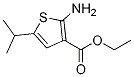 2-氨基-5-异丙基噻吩-3-甲酸乙酯结构式_65416-85-5结构式
