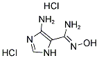 5(4)-氨基咪唑-4(5)-羧胺二盐酸盐结构式_65456-71-5结构式