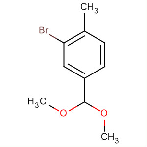 2-Bromo-4-(dimethoxymethyl)-1-methylbenzene Structure,655237-91-5Structure