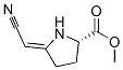 (z)-(9ci)-5-(氰基亚甲基)-L-脯氨酸甲酯结构式_65571-74-6结构式