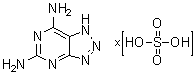 8-氮杂-2,6-二氨基嘌呤硫酸盐结构式_65591-11-9结构式