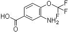 3-氨基-4-(三氟甲氧基)苯甲酸结构式_656-06-4结构式