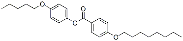 Benzoic acid, 4-(octyloxy)-, 4-(pentyloxy)phenyl ester Structure,65629-01-8Structure