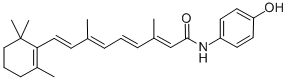 4-Hydroxyphenylretinamide Structure,65646-68-6Structure