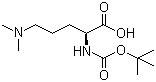 (S)-2-[(tert-butoxycarbonyl)amino]-5-(dimethylamino)pentanoic acid Structure,65671-54-7Structure