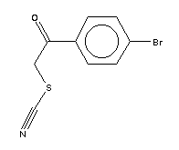 2-(4-Bromophenyl)-2-oxoethyl thiocyanate Structure,65679-14-3Structure