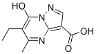 (9CI)-6-乙基-7-羟基-5-甲基-吡唑并[1,5-a]嘧啶-3-羧酸结构式_656818-38-1结构式