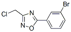 5-(3-Bromophenyl)-3-(chloromethyl)-1,2,4-oxadiazole Structure,657423-61-5Structure