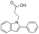 3-(2-苯基-1-吲哚)-丙酸结构式_65746-55-6结构式