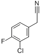3-Chloro-4-fluorophenylacetonitrile Structure,658-98-0Structure