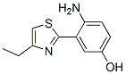 (9CI)-4-氨基-3-(4-乙基-2-噻唑)-苯酚结构式_658076-59-6结构式