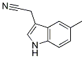 5-Methylindole-3-acetonitrile Structure,65881-14-3Structure