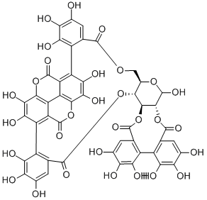 安石榴苷结构式_65995-63-3结构式