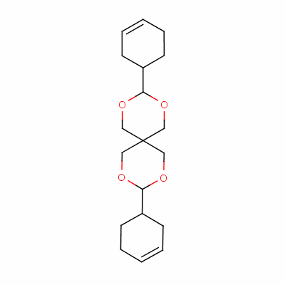 2,4,8,10-Tetraoxaspiro[5.5]undecane, 3,9-di-3-cyclohexen-1-yl- Structure,6600-31-3Structure