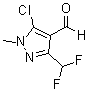 5-Chloro-3-(difluoromethyl)-1-methyl-1h-pyrazole-4-carbaldehyde Structure,660845-30-7Structure