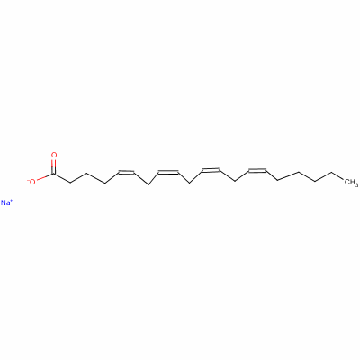 花生四烯酸钠盐结构式_6610-25-9结构式