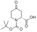 (R)-1-叔丁氧羰基-4-哌啶酮-2-羧酸结构式_661458-35-1结构式