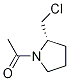 1-((S)-2-chloromethyl-pyrrolidin-1-yl)-ethanone Structure,66158-70-1Structure