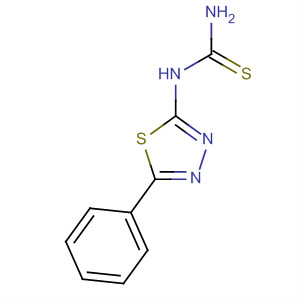 (5-苯基-[1,3,4]噻二唑-2-基)硫代脲结构式_66181-18-8结构式