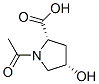 顺式-(9ci)-1-乙酰基-4-羟基-L-脯氨酸结构式_66267-44-5结构式