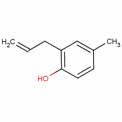 Phenol, 4-methyl-2-(2-propenyl)- Structure,6628-06-4Structure