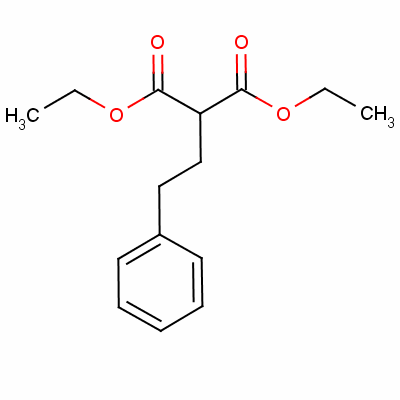 2-苯基乙基丙二酸二乙酯结构式_6628-68-8结构式