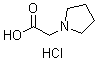 2-(吡咯烷-1-基)乙酸盐酸盐结构式_6628-74-6结构式