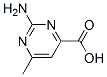 2-氨基-6-甲基-4-嘧啶羧酸结构式_6630-66-6结构式