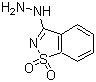 3-肼基-1,2-苯异噻唑 1,1-二氧化物结构式_6635-42-3结构式