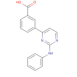 3-(2-苯基氨基-嘧啶-4-基)苯甲酸结构式_663611-45-8结构式