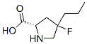 (9CI)-4-氟-4-丙基-L-脯氨酸结构式_663614-81-1结构式