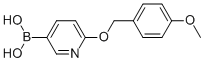 6-(4-甲氧基苄氧基)吡啶-3-基硼酸结构式_663955-80-4结构式