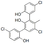 4-Chloro-2,6-bis(5-chloro-2-hydroxybenzyl)phenol Structure,6642-07-5Structure