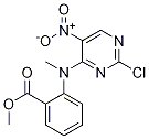 2-((2-氯-5-硝基嘧啶-4-基)(甲基)氨基)苯甲酸甲酯结构式_66427-79-0结构式