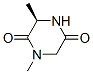 (r)-(9ci)-1,3-二甲基-2,5-哌嗪二酮结构式_66445-41-8结构式