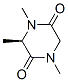 (r)-(9ci)-1,3,4-三甲基-2,5-哌嗪二酮结构式_66445-42-9结构式