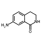 7-氨基-3,4-二氢异喹啉-1(2H)-酮结构式_66491-03-0结构式