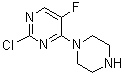 2-氯-5-氟-4-(1-哌嗪基)-嘧啶结构式_666839-74-3结构式