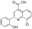 8-Chloro-2-(2-hydroxyphenyl)quinoline-4-carboxylic acid Structure,667412-65-9Structure