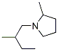 (9CI)-2-甲基-1-(2-甲基丁基)-吡咯烷结构式_667420-86-2结构式