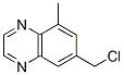 Quinoxaline, 7-(chloromethyl)-5-methyl-(9ci) Structure,668275-82-9Structure