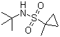 N-tert-butyl-1-methylcyclopropane-1-sulfonamide Structure,669008-25-7Structure