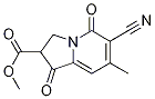 6-氰基-1,2,3,5-四氢-7-甲基-1,5-二氧代-2-吲哚嗪羧酸甲酯结构式_66917-18-8结构式