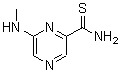 (9CI)-6-(甲基氨基)-吡嗪硫代甲酰胺结构式_66996-92-7结构式