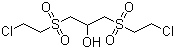 1,3-双(氯乙基砜基)丙醇结构式_67006-35-3结构式