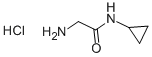 2-氨基-n-环丙基乙酰胺盐酸盐结构式_670253-51-7结构式