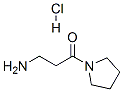 3-氨基-1-吡咯烷-1-丙烷-1-酮盐酸盐结构式_670253-59-5结构式