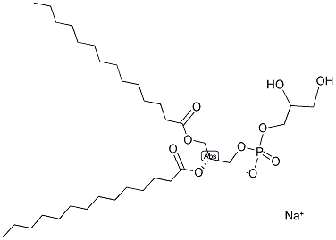 1,2-Dimyristoyl-sn-glycero-3-phospho-rac-(1-glycerol) sodium salt Structure,67232-80-8Structure
