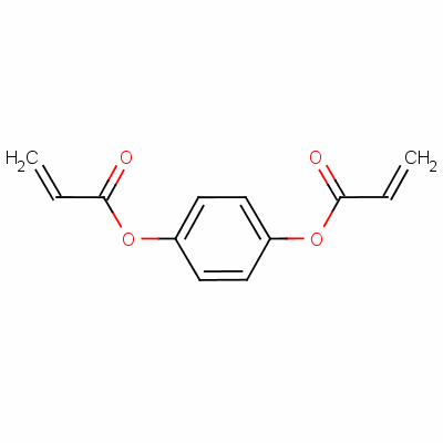 1,4-二丙烯酸亚苯酯结构式_6729-79-9结构式